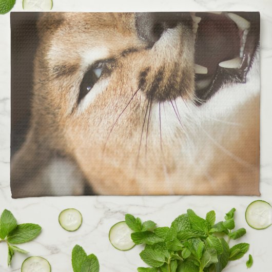 Goofy Lynx Geschirrtuch (Gefaltet)