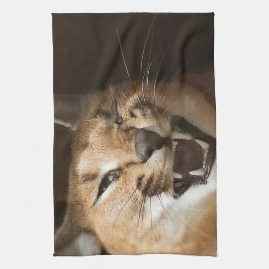 Goofy Lynx Geschirrtuch (Vertikal)