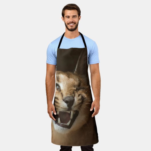 Goofy Lynx Schürze (Getragen)