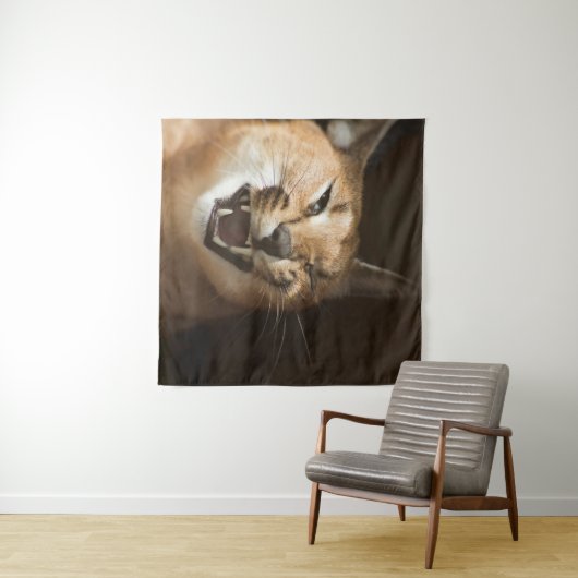 Goofy Lynx Wandteppich (Beispiel (Horizontal))