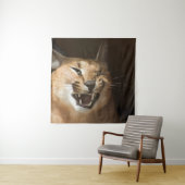 Goofy Lynx Wandteppich (Beispiel)