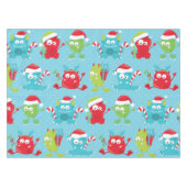 Goofy Monsters auf Blue Holiday Tableclout Tischdecke (Vorderseite (Horizontal))