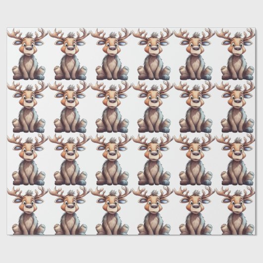 Goofy Moose Geschenkpapier (Flach)
