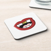 Goofy Mouth Getränkeuntersetzer (Linke Seite)