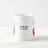 Goofy Mouth Wedding Tasse (Mittel)