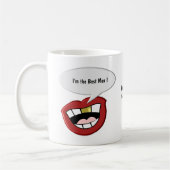 Goofy Mouth Wedding Tasse (Links)