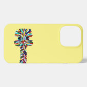 Goofy Ostrich iPhone Case - Gelb iPhone Hülle (Rückseite (Horizontal))
