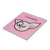 Goofy Pig lächelnd Thunder_Cove Fliese (Seite)