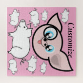 Goofy Pig lächelnd Thunder_Cove Puzzle (Horizontal)