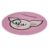 Goofy Pig lächelnd Thunder_Cove Schneidebrett (Ecke)