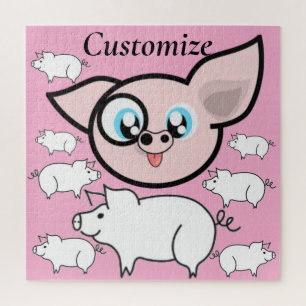 Goofy Pig Smiling Thunder_Cove Puzzle