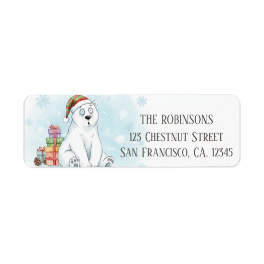 Goofy Polar Bear Christmas Presents  (Vorne)