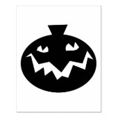 Goofy Pumpkin Halloween Style 4" x 5" Gummi Briefm Gummistempel (Prägung)