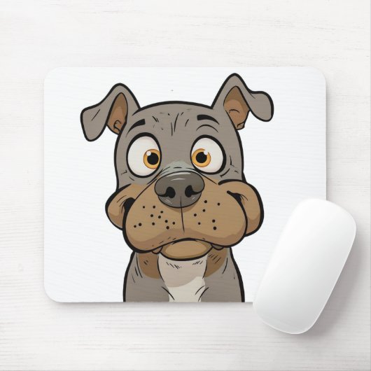 "Goofy Pup Liebe - Funny Dog Mousepad Geschenk für (Mit Mouse)