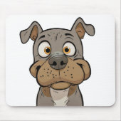 "Goofy Pup Liebe - Funny Dog Mousepad Geschenk für (Vorne)