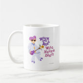 Goofy Rock and Roll wird nie Diät Cartoon Kaffeetasse (Links)