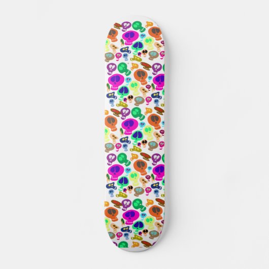 Goofy Skulls Skateboard (Vorderseite)