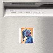 Goofy Weimaraner Magnet (In Situ (Geschirrspüler))