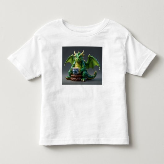 Goofy Welsh Dragon Drinking Tee (Vorderseite)