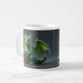 Goofy Welsh Dragon Drinking Tee Kaffeetasse (Vorderseite Links)