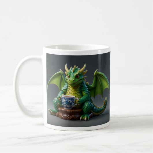 Goofy Welsh Dragon Drinking Tee Kaffeetasse (Links)