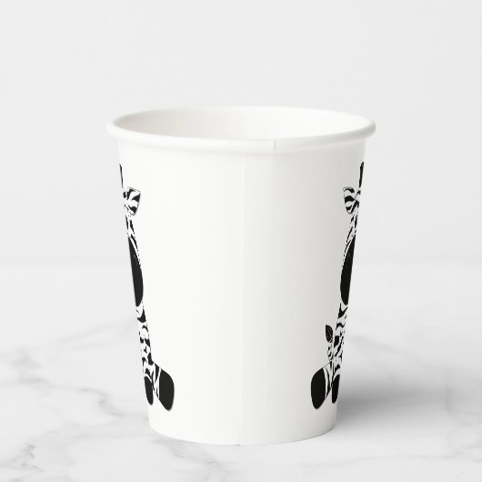 Goofy Zebra Pappbecher (Rechts)