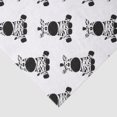 Goofy Zebra Seidenpapier (Ausschnitt)