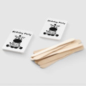 Goofy Zebra Text hinzufügen Fächer (Non-assembled)