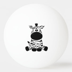 Goofy Zebra Tischtennisball