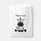 Goofy Zebra Vielen Dank Geschenktütchen (Vorderseite)