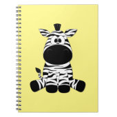 Goofy Zebra Yellow Notizblock (Vorderseite)
