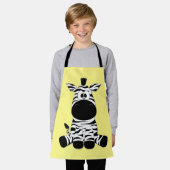 Goofy Zebra Yellow Schürze (Getragen)