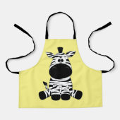 Goofy Zebra Yellow Schürze (Vorderseite)