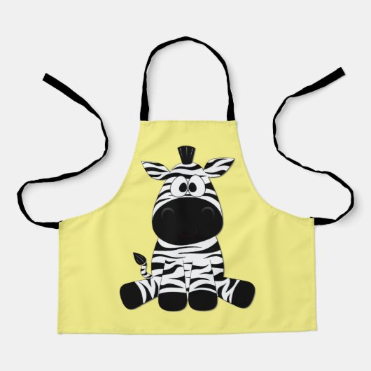 Goofy Zebra Yellow Schürze (Vorderseite)