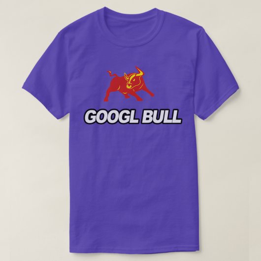 GOOGL Bull Red T-Shirt (Design vorne)
