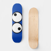 GOOGLE-AUGEN ® Monster-Fernlastfahrer Skateboard (Vorderseite)