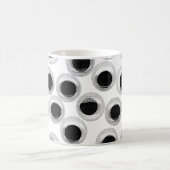 Google-Augenmuster - transparenter Hintergrund Kaffeetasse (Mittel)