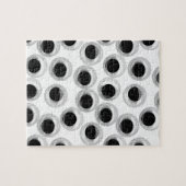 Google-Augenmuster - transparenter Hintergrund Puzzle (Horizontal)