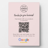 Google-Bewertungen | Anfrage zur Unternehmensbewer Fotoplatte (Vorderseite)