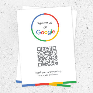 Google-Bewertungen   Business Review Link QR Code Begleitkarte