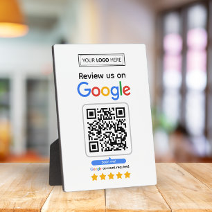 Google-Bewertungen   Business Review Link QR Code Fotoplatte