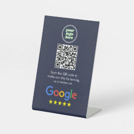 Google-Bewertungen | Business Review Link QR Code Sockelschild