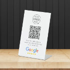 Google-Bewertungen | Business Review Link QR Code Sockelschild
