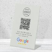 Google-Bewertungen | Business Review Link QR Code Sockelschild