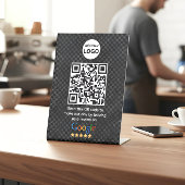 Google-Bewertungen | Business Review Link QR Code Sockelschild