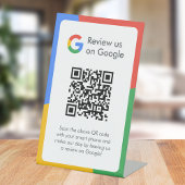 Google-Bewertungen | Business Review Link QR Code Sockelschild