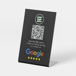 Google-Bewertungen | Business Review Link QR Code Sockelschild