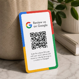 Google-Bewertungen | Business Review Link QR Code Visitenkarte