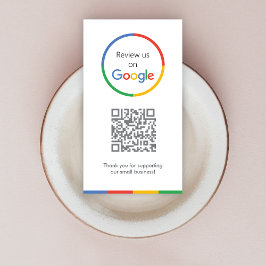 Google-Bewertungen | Business Review Link QR Code Visitenkarte