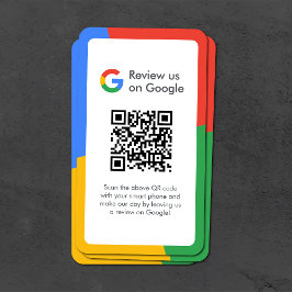 Google-Bewertungen | Business Review Link QR Code Visitenkarte